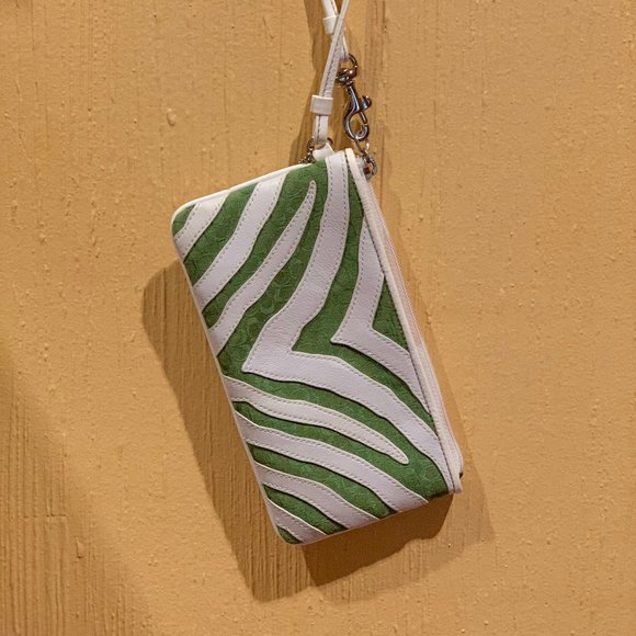 Coach Handbag & Wristlet Wallet - Zebra - Picture 4 of 4